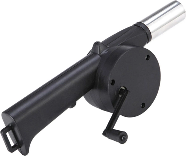 Ruční ergonomická dmuchava na roztápění grilu a ohniště