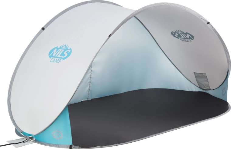 Samorozkládací plážový stan NILS Camp šedý