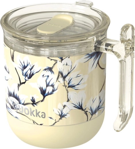 Termohrnek Quokka Wave Spring Dawn žlutý 260 ml
