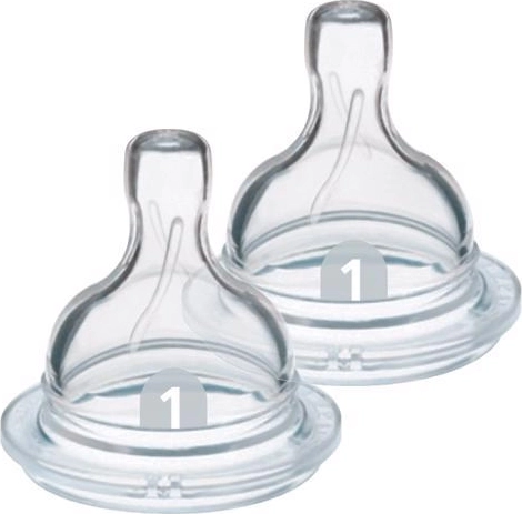 Philips Avent dudlík Anti-colic/Classic+ s novorozeneckým průtokem, 2 ks