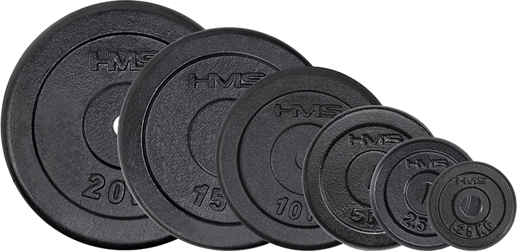 Černý litinový kotouč HMS 2,5 kg