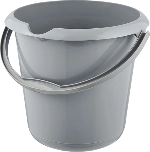 Plastový kbelík s výlevkou 10 l šedý