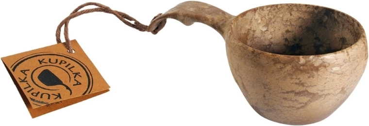 Kupilka 21 klasický hrnek Brown s lžičkou