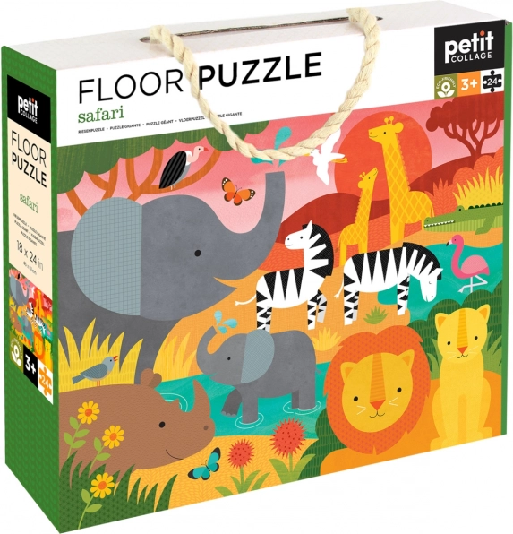Podlahové puzzle safari