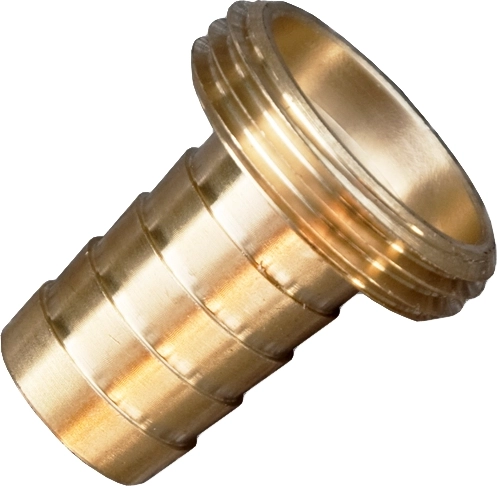 Mosazný adaptér s vnějším závitem 3/4'' na hadici 13 mm