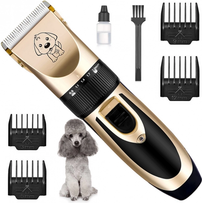 Bezdrátový střihací strojek pro psy a kočky