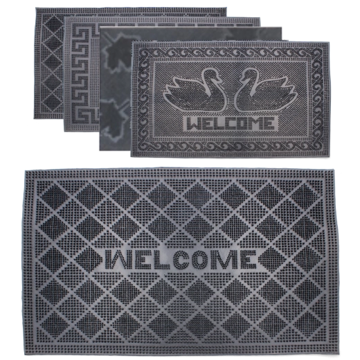 Gumová protiskluzová rohož 40 × 60 cm s drenáží