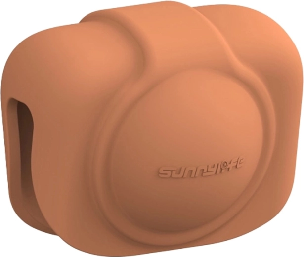 Silikonový kryt objektivu Sunnylife pro DJI Osmo 360 – oranžový