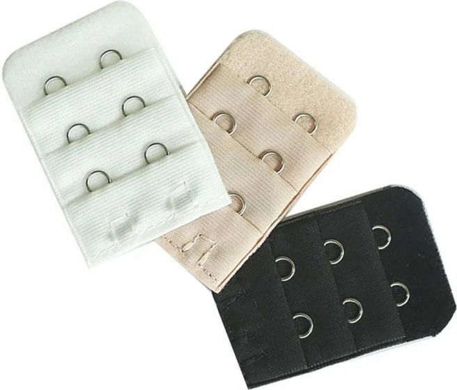 Prodlužovače zapínání podprsenky – sada 3 ks