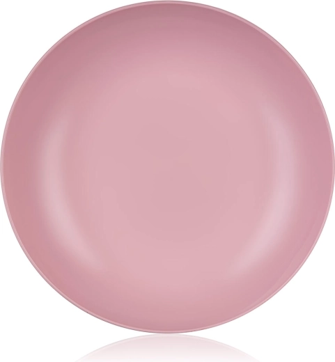 Hluboký plastový talíř 22 cm růžový Culinaria