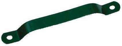 Objímka na sloupek 60 mm, pozink a PVC, zelená