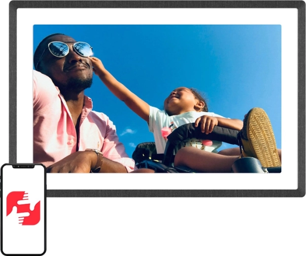 Chytrý digitální fotorámeček Lexar 11" 2K černý