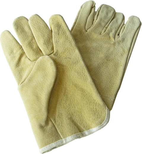 Kožené pracovní rukavice Pigeon z vepřovice, žluté