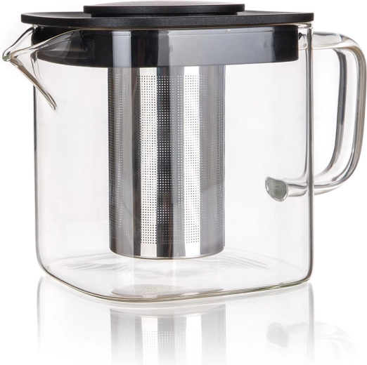 Skleněná konvice na čaj KIRSTY 0,75 l se sítkem