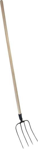 Vidle se 4 hroty s dřevěnou násadou 100 cm