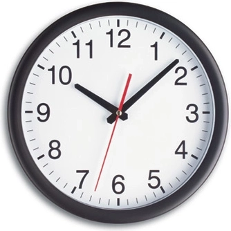 Analogové nástěnné hodiny TFA, černo-bílé