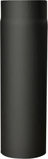 Kouřová roura s otvorem 130 mm, délka 250 mm, ocel 1,5 mm, černá