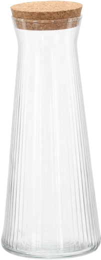 Skleněná karafa Lyra s vertikálním rýhováním 1,15 l