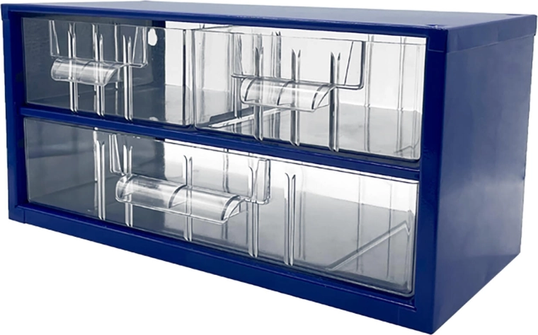 Kovový organizér se zásuvkami 30,5 × 15 × 15,5 cm – TOKOZ