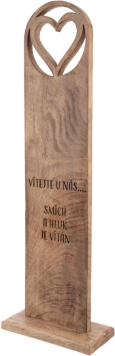 Dekorativní tabule Mango „Vítejte u nás“ 80 cm