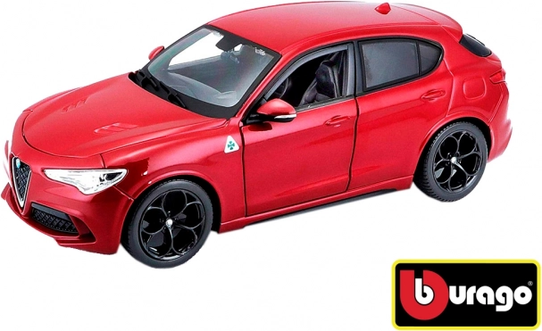 Bburago model auta 1:24 Alfa Romeo Stelvio červená