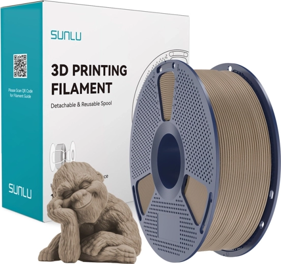 Sunlu Wood filament pro 3D tisk (efekt dřeva)