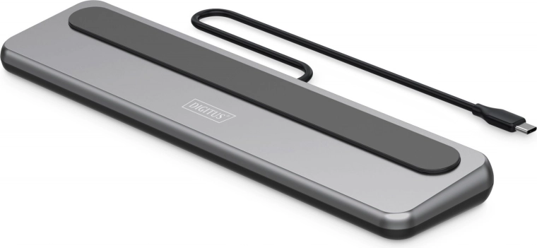 USB‑C dokovací stanice 12portová 8K/30 Hz s HDR, 3 monitory MST, HDMI, DisplayPort, USB‑C 3.2 Gen2, Gigabit Ethernet, SD/microSD, PD 100 W