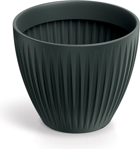 Plastový květináč Latia Round 30 cm antracit