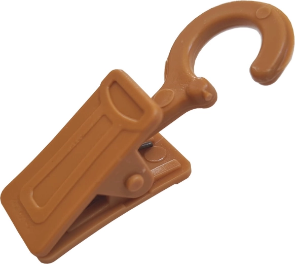 Žabka na záclony plastová třešeň, 10 ks