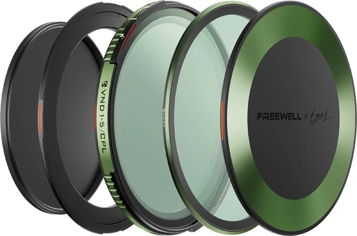 Sada variabilních filtrů ND/CPL Freewell Brandon Li 86 mm
