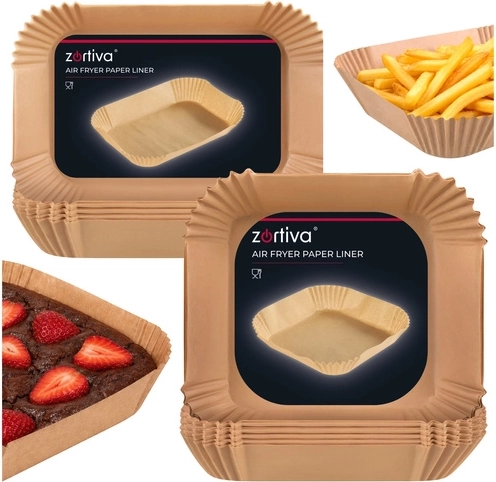 Zortiva papírové vložky do horkovzdušné fritézy Air Fryer Dual (2 velikosti)