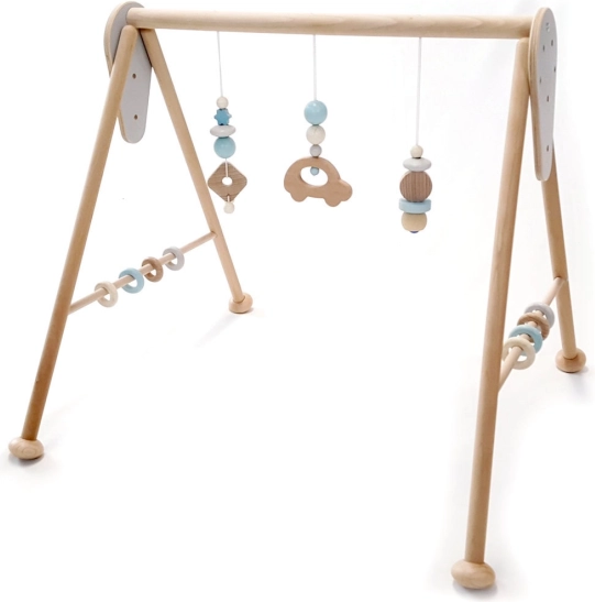 Hess dřevěná hrazdička Autíčko