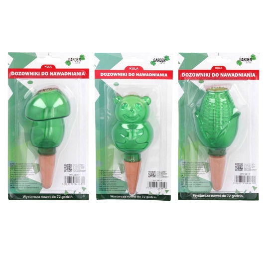 Dekorační samozavlažovací dávkovač vody pro rostliny – mix tvarů