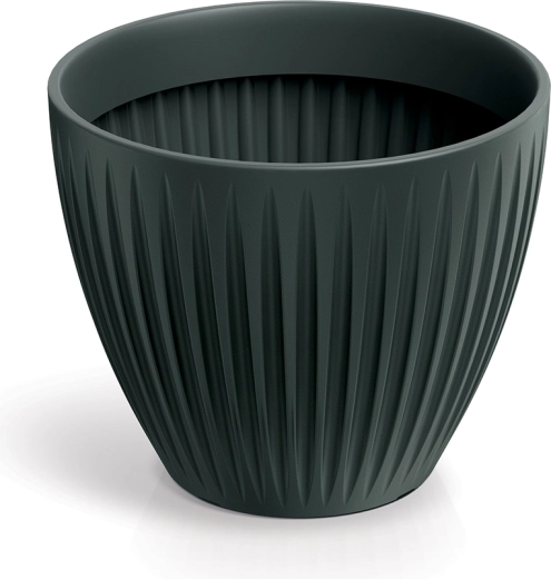 Květináč Latia Round antracit 40 cm