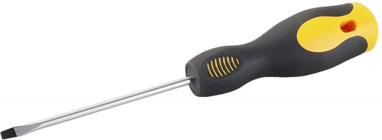 Plochý šroubovák 4,0 × 100 mm CrV s magnetickým hrotem