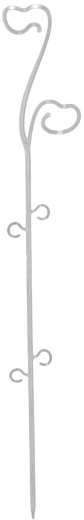 Podpěrka pro orchideje 39 cm průhledná