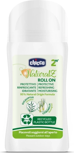 Chicco NaturalZ ochranný a osvěžující roll-on proti komárům 60 ml