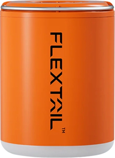 Flextail Tiny pump 2X přenosná elektrická pumpa 3v1 s lucernou, oranžová