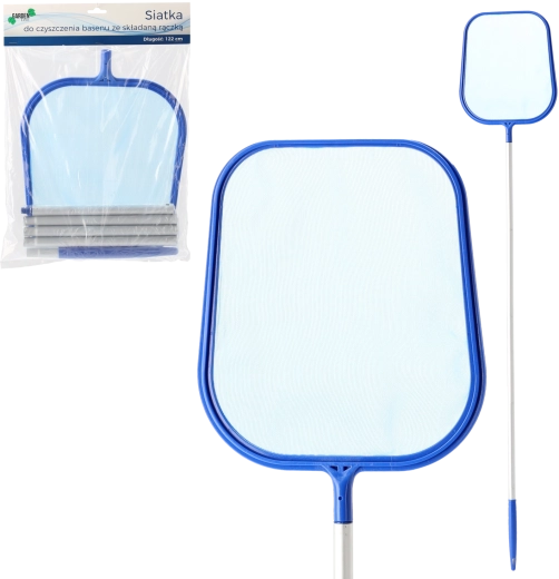 Síťka na čištění bazénu s teleskopickou rukojetí 122 cm