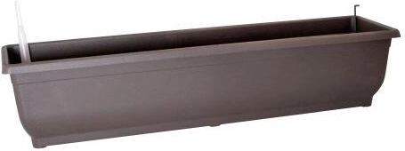 Samozavlažovací truhlík AQUA GLORIA 80 cm bez misky, hnědý