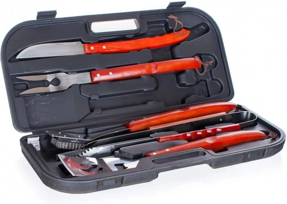 Sada grilovacího náčiní v kufříku (5 ks) HAPPY GREEN