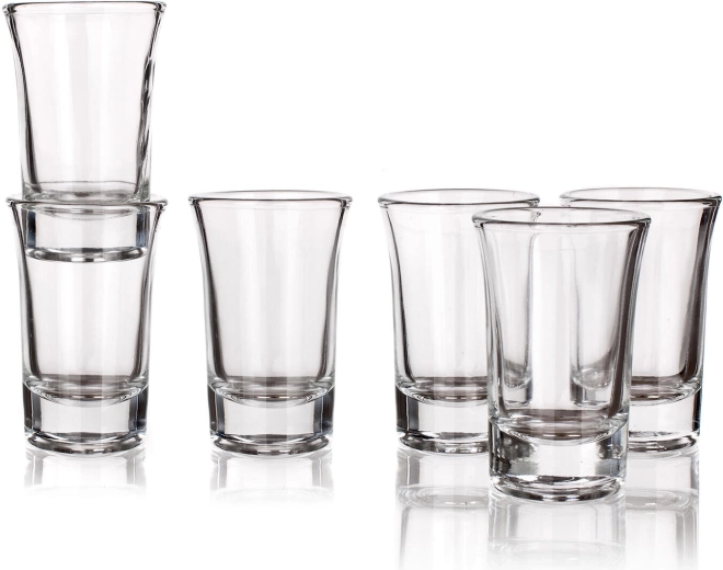 Odlivky 40 ml Value – sada 6 skleněných panáků