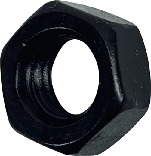 Šestihranné matice M4 černé 30 ks