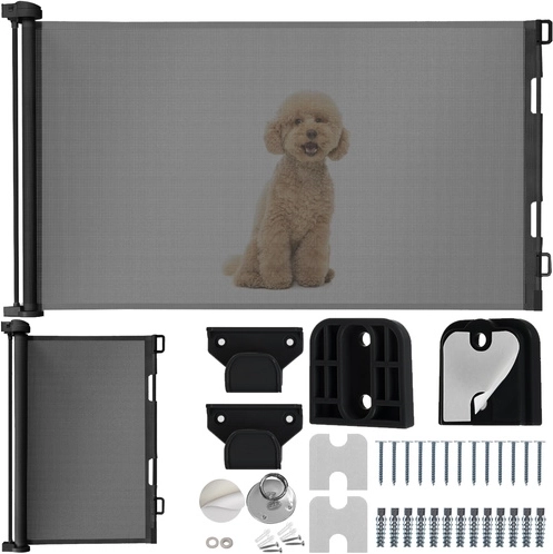 Vysouvací bezpečnostní branka do dveří – šedá RUHHY