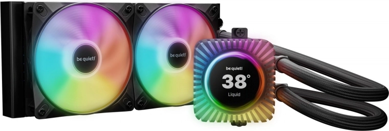 be quiet! Light Loop IO LCD 240 mm černé vodní chlazení procesoru