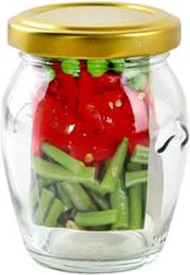 Zavařovací sklenice s víčkem Amfora 145 ml