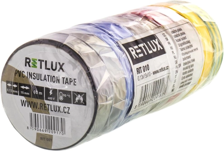 Izolační pásky RETLUX z PVC, 10 ks