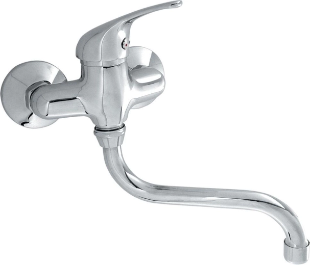 Nástěnná dřezová baterie TITANIA IRIS, chrom, ramínko 220 mm