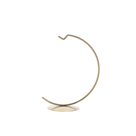 Stojan na vánoční ozdobu 12 cm – bílý kovový