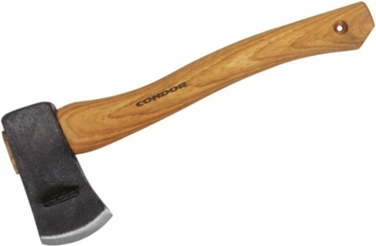 Kempingová sekera Condor Camping Hatchet s koženým pouzdrem